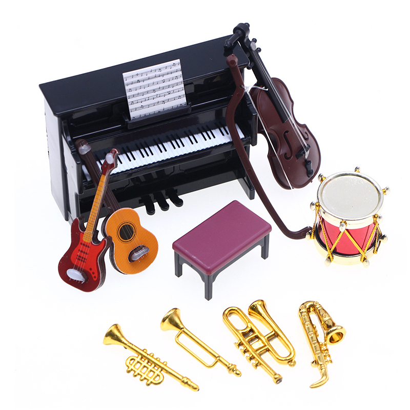 Musical Instrument Names - 1:12 Puppenhaus Miniatur klassisches Musikinstrument Klavier