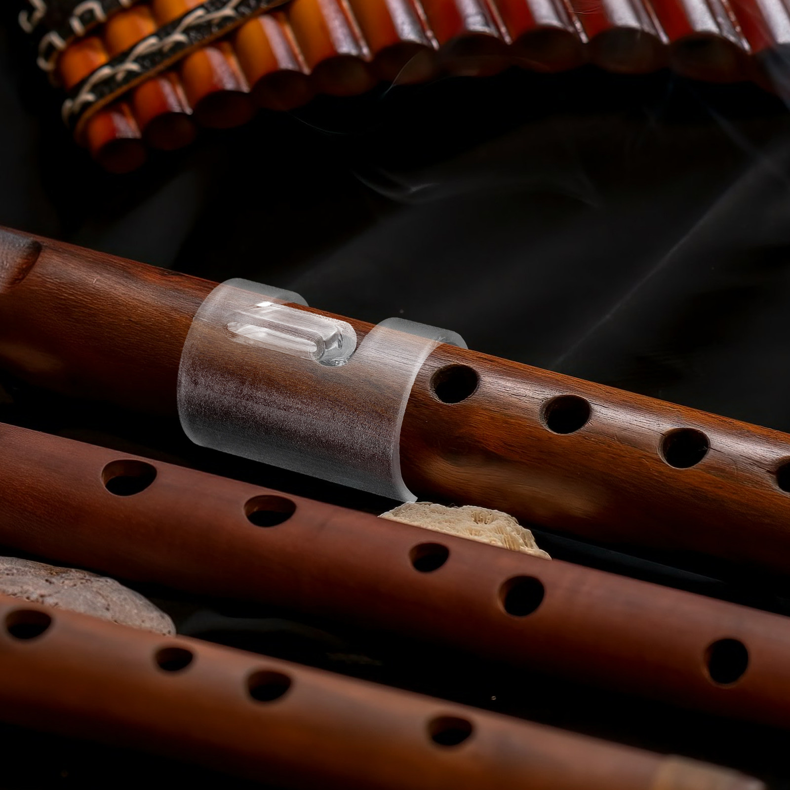 Musical Instrument That You Blow Into - Flöten-Lippenschutz Übungsgerät Mundstück für Musikinstrumente PVC-Blashaupt-Mundstück-Trainer