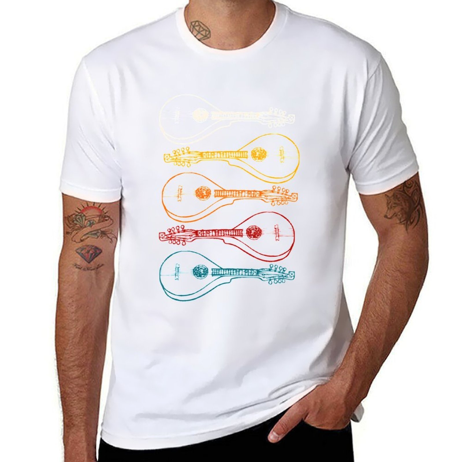 Musical Instrument Mandolin - Tolles Mandolin-Musikinstrument Bluegrass T-Shirt T-Shirt Mann