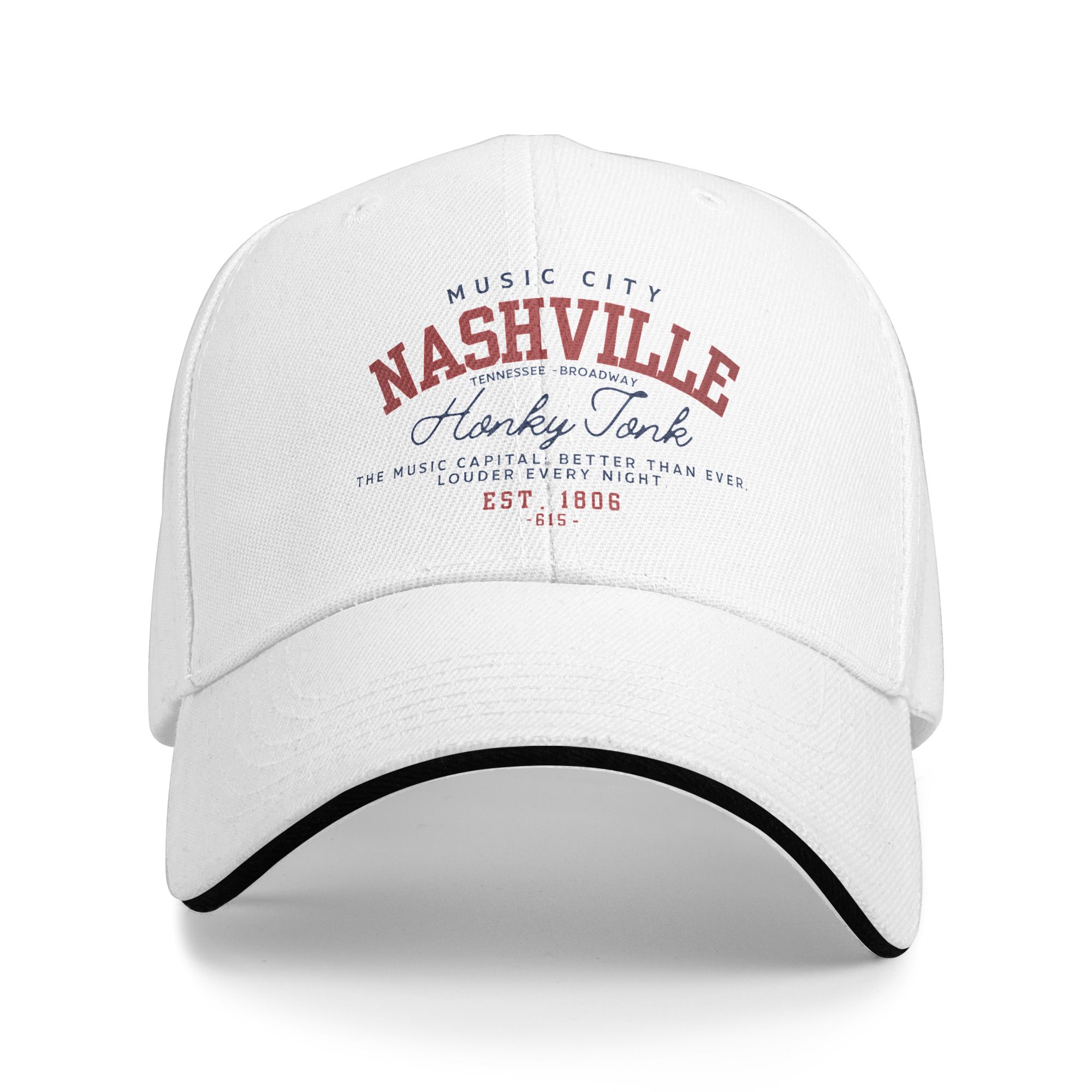 Musical Instrument Mandolin - Nashville Tennessee Country Music Sandwich-Baseballkappe, lässig,