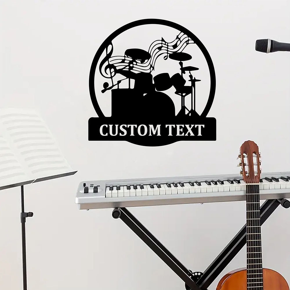 Musical Instrument Names - 1 Stück Kreatives Musikinstrument, personalisierbarer Name,