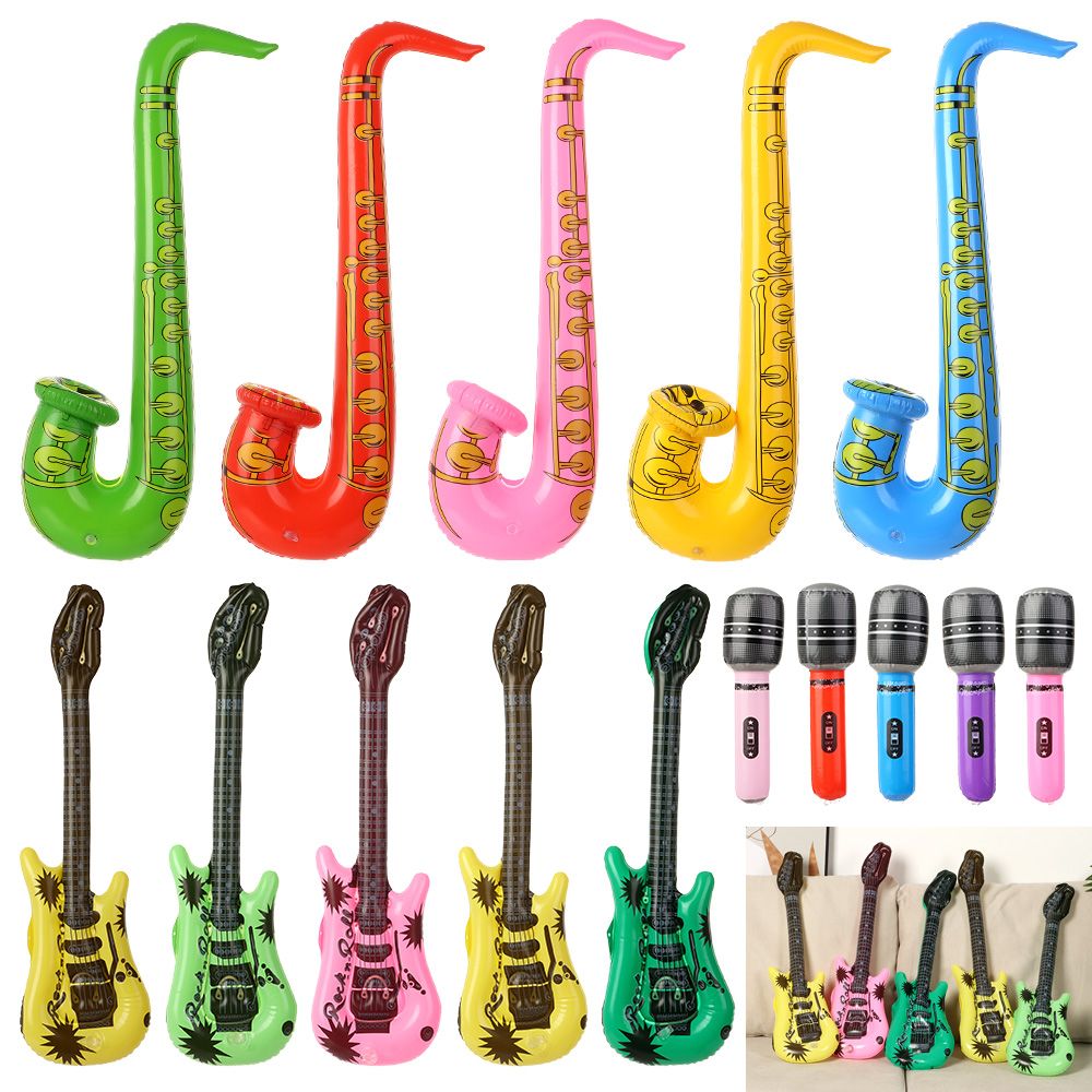Musical Instrument That You Blow Into - 5 Gitarren 5 Saxophone 5 Mikrofone