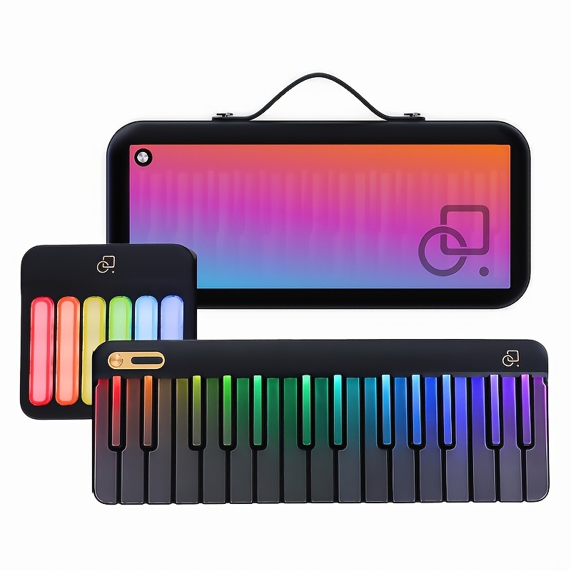 Musical Instrument Names - Stilvolles LED-beleuchtetes PopuPiano Smart Digitalpiano: Abnehmbares,