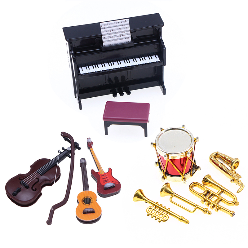 1:12 Puppenhaus Miniatur klass – Musical Instrument Names Bewertung und Preis