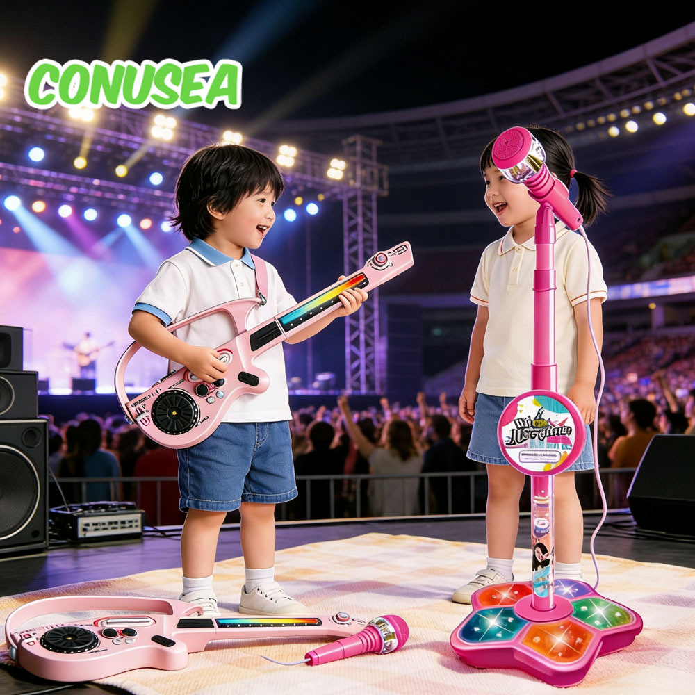 Kinder Mikrofon Spielzeug mit  – Song With Musical Instrument Bewertung und Preis
