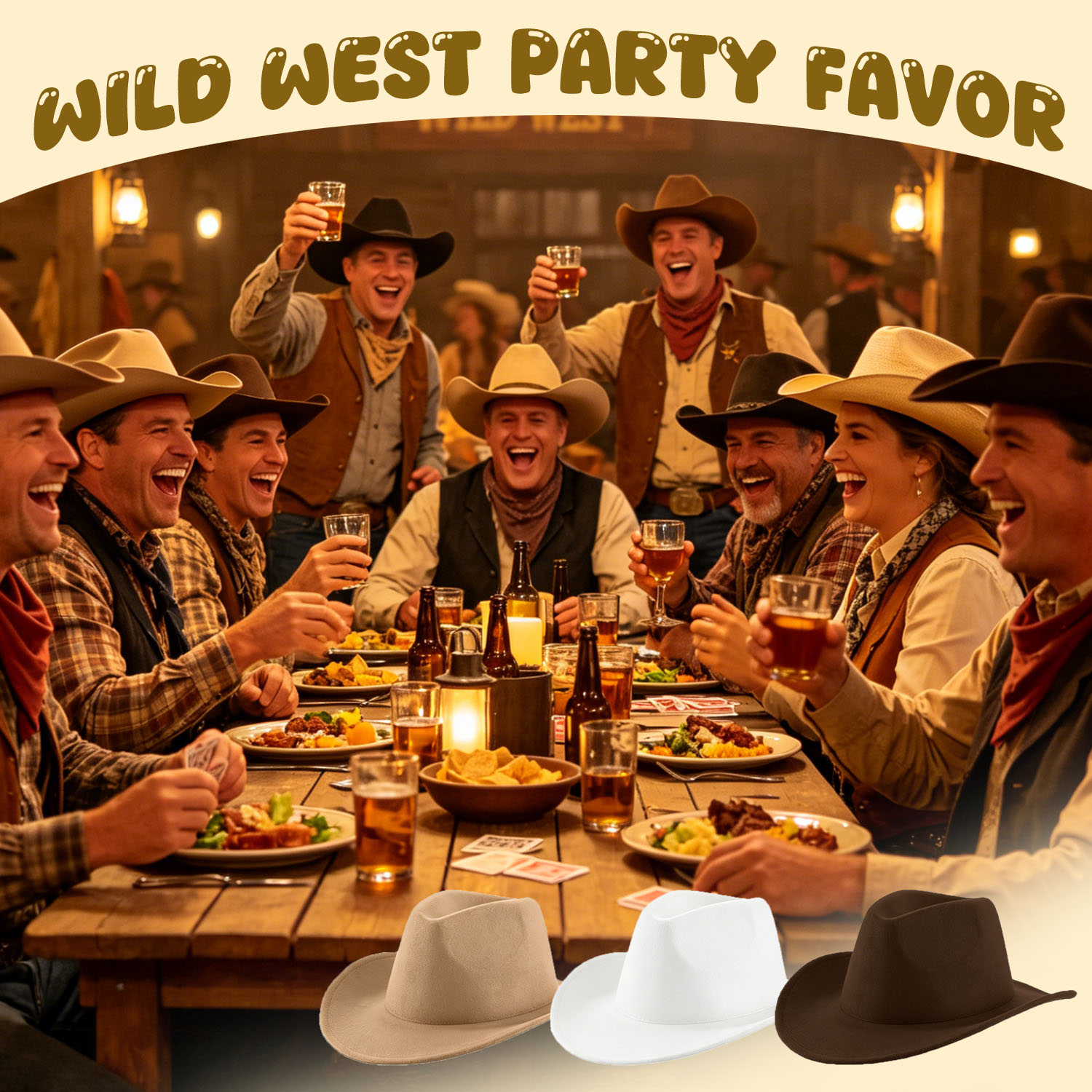 4-24 Stück Western Cowboyhüte  – Musical Instrument Jazz Bewertung und Preis