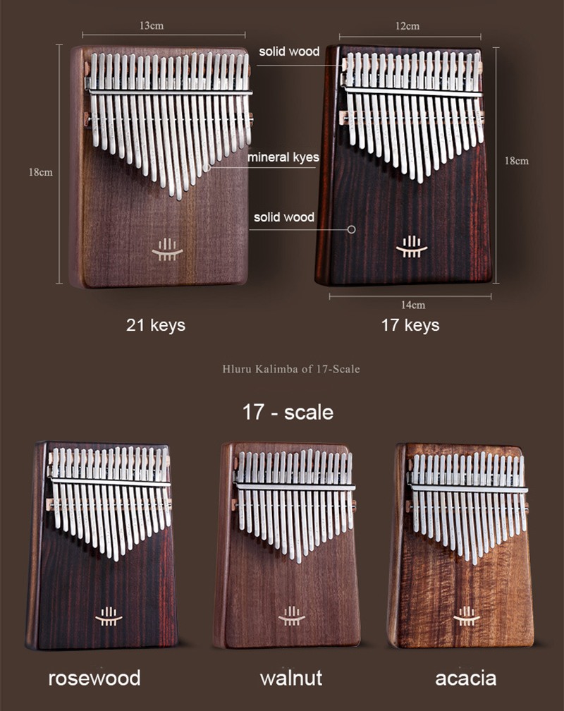 Hluru kalimba 17 tasten mit lo – Musical Instrument Names Bewertung und Preis