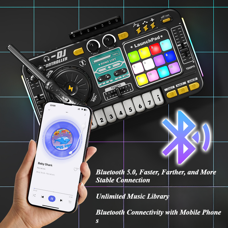 Kid DJ Mixer mit Mikrofon Elek – Musical Instrument Names Bewertung und Preis