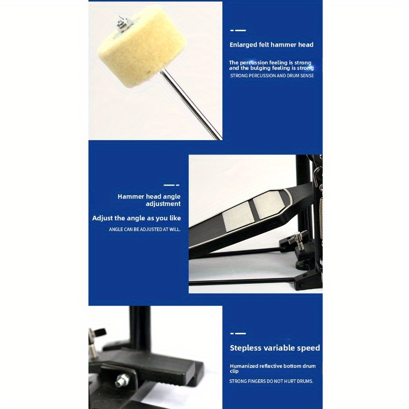 Einzelnes Pedal für Schlagzeug – Musical Instrument Jazz Bewertung und Preis