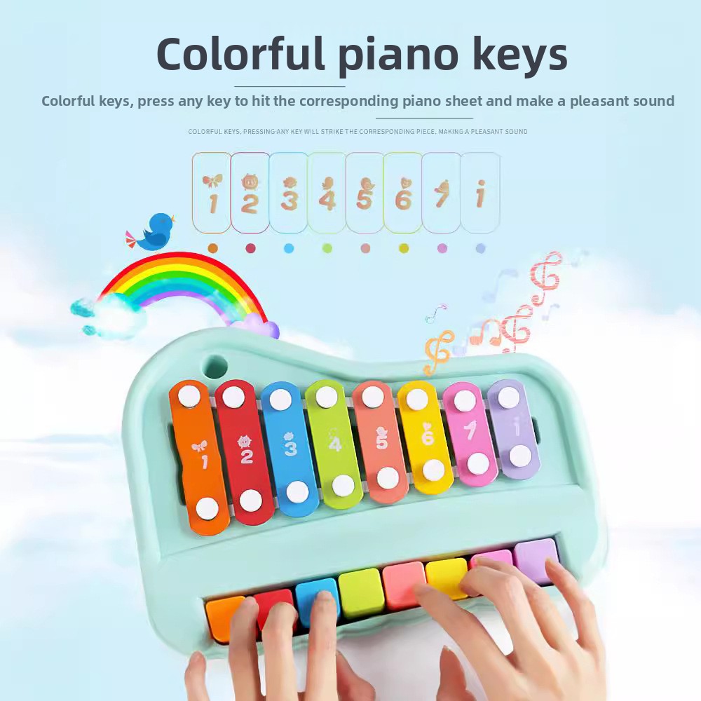 8-Noten-Xylophon-Klavier, 2-in – Musical Instrument Names Bewertung und Preis