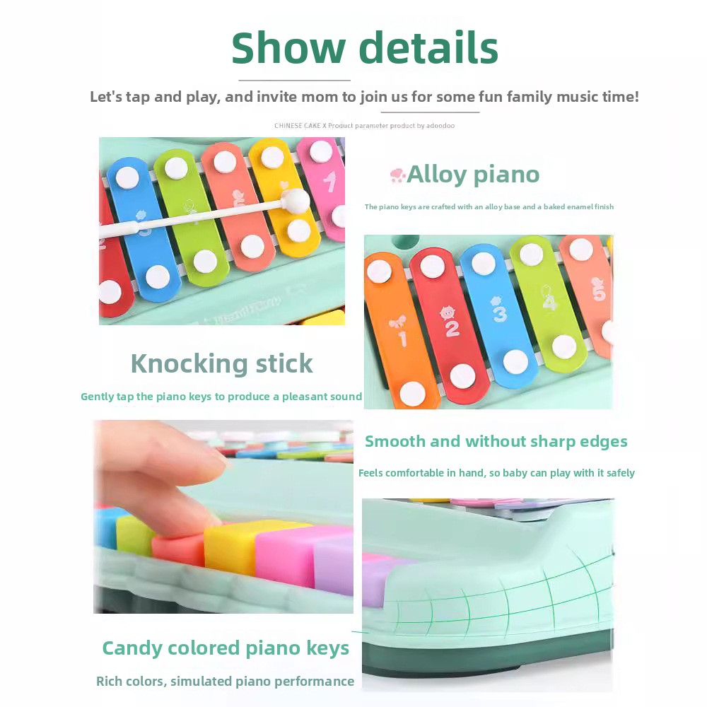 8-Noten-Xylophon-Klavier, 2-in – Musical Instrument Names Bewertung und Preis