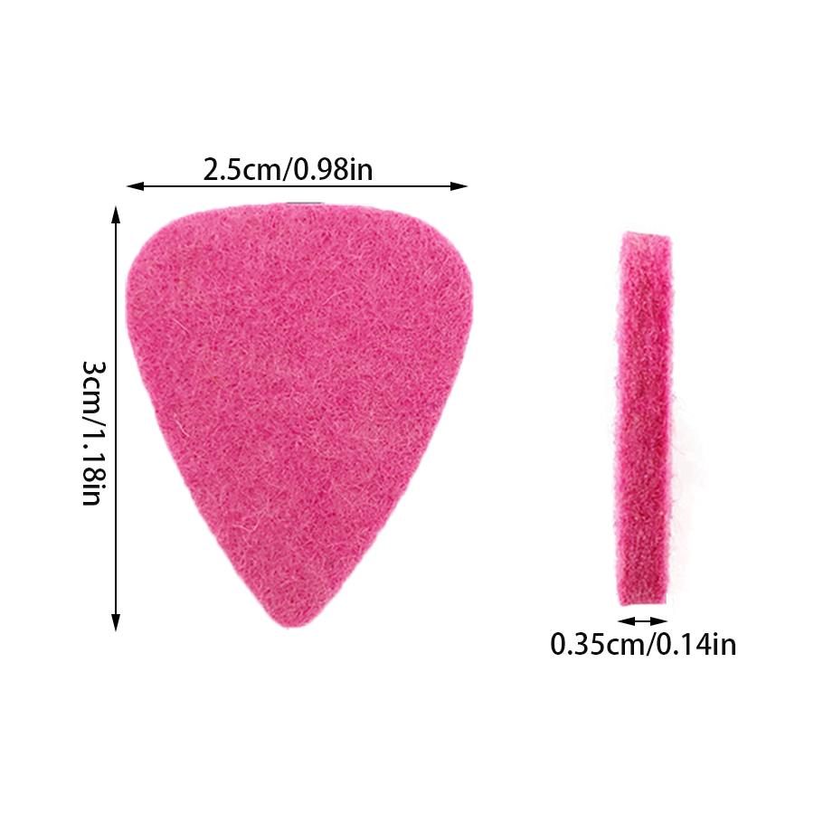 10/20 Stück Filz-Gitarrenplekt – Musical Instrument Mandolin Bewertung und Preis