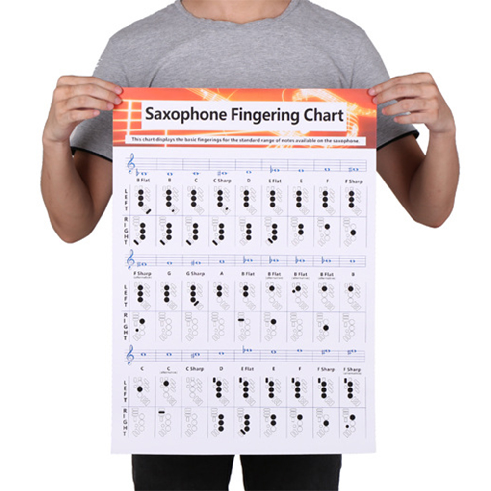 Saxophon Fingering Chord Chart – Musical Instrument Lyre Bewertung und Preis