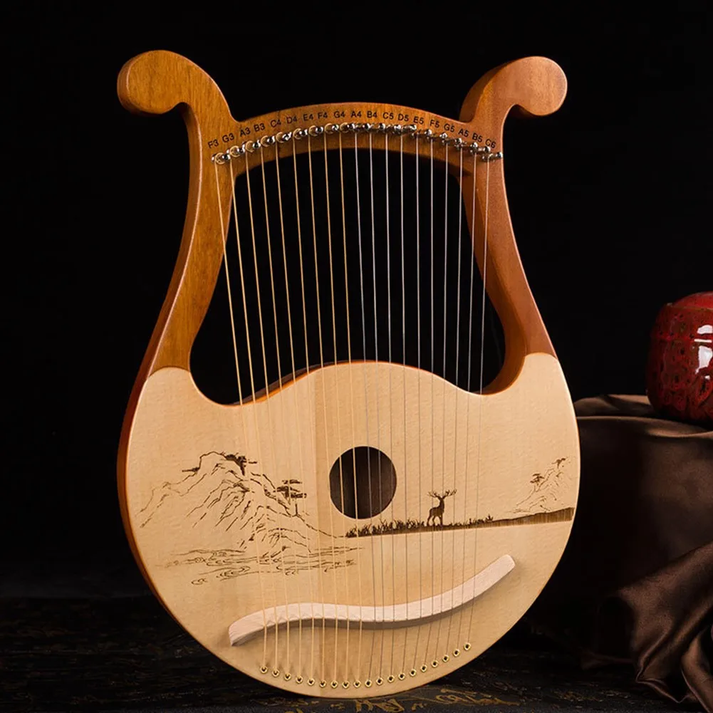 Hochwertiges 19-saitiges Lyra- – Musical Instrument Lyre Bewertung und Preis